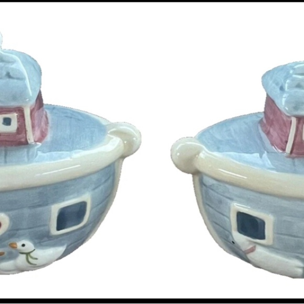 Vintage Noah's Ark Salt & Pepper Shakers by Susan Winget